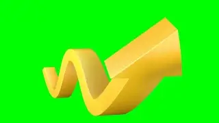 3D ARROW 01 |Free Green Screen | 