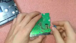 Ремонт жесткого диска samsung с помощью ластика (Стучит)