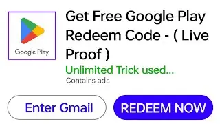 Live Proof - New Redeem Code Trick | Free Redeem Code App | Free Fire Redeem Code | Google Gift Card