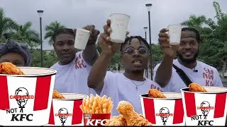 We open a fake KFC we call it (Not kfc)