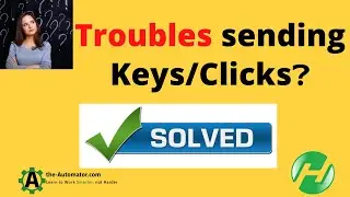 Use this tool to troubleshoot sending kesytrokes / mouse clicks to programs