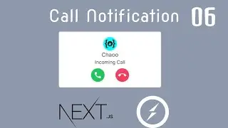 Real-time Video Call - 6 - Call Notification UI | React, WebRTC and Socket.io