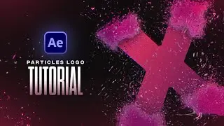 After Effects Tutorial: Particles Logo & Text Animation | Simple Way