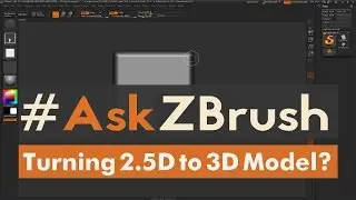 #AskZBrush: “Can you turn a 2.5D Sketch into a 3D Model?”