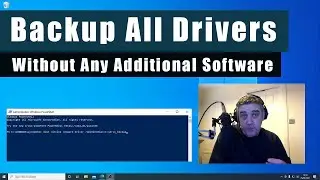 Backup Windows Drivers Without Any Additional Software