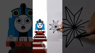 Thomas watched a drawing is real vs fake #thomasanimation