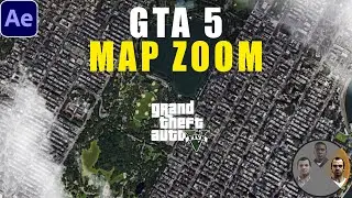 GTA 5 Map Zoom Animation | After Effects Tutorial