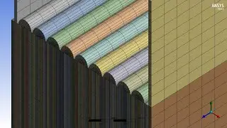 ✅💯✅ Hexa Structured Mesh Project # 8 : 3D Lithium Ion Battery
