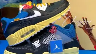 Air Max 90 Custom Inspired Jordan Union 4 | Timelapse