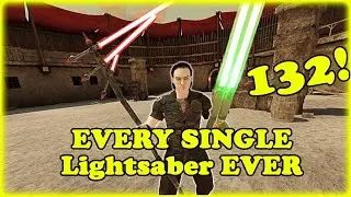 EVERY Lightsaber EVER In The Outer Rim Blade and Sorcery U12 All 132 New Lightsabers