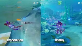 Expectation vs Reality - Catching Fish in Fontaine (Genshin Impact)