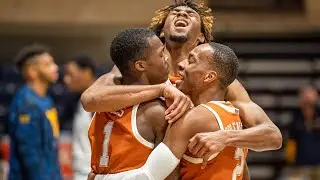 Texas vs West Virginia Men's Basketball Highlights