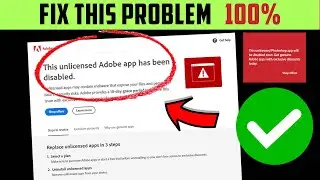How to FIX This Unlicensed Adobe App Has Been Disabled | Remove report | Antivirus