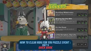 How to Clear Ridu For You Puzzle Event : Day 5 - Quick Guide | Zenless Zone Zero