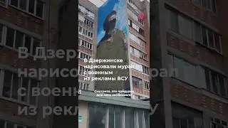 В Подмосковье после скандала закрасили мурал с военным ВСУ