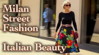 🍁 Fall 2024 Milan Street Fashion. Elegant Chic looks for every day. New season - new trends