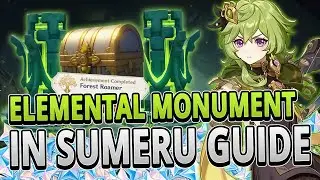 All Elemental Monument Puzzle in Sumeru FAST ROUTE GUIDE | Genshin Impact 3.0