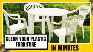 How To Clean Plastic Lawn Furniture (Make It New Again)
