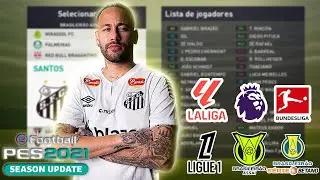 🎮 SUPER OPTION FILE PES 2021 GRÁTIS ⚽ ATUALIZADO 2025 🚀 NOVOS UNIFORMES SÉRIE A E B 🔥