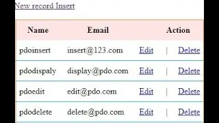 #2 PDO CRUD operation | select query using PDO