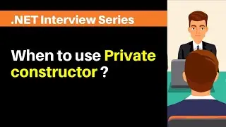 When to use Private constructor?