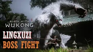 Black Myth Wukong - Ling Xuzi Boss Fight (2K 60FPS)