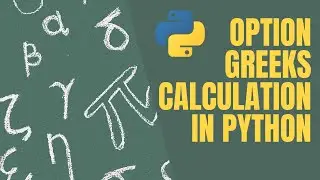 Option Greeks Calculation in Python | Black Scholes Model | mibian (2021)