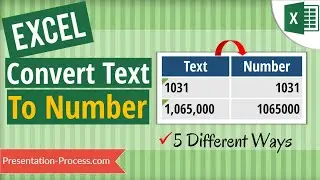 How to Convert Text to Numbers in Excel (5 Ways!)