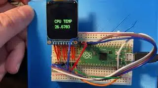 Creating a Raspberry Pi Pico ST7789 based coloured text display