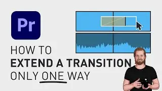 How to extend a transition in only one way in Premiere Pro