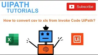 How to convert csv to xls from Invoke Code UiPath