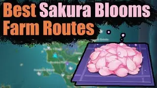 Best Sakura Blooms Farm Routes/Locations - [Genshin Impact 2.0]