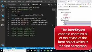 javascript.info The Modern JavaScript Tutorial Part 2: 1.8 Styles and Classes