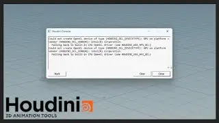 GPU ERROR FIX IN HOUDINI.....