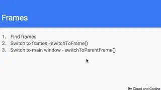 15 -  Switching to iframes using WebdriverIO