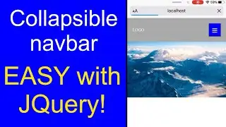 Easy Collapsable Navbar with jQuery