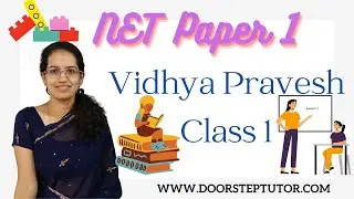 Vidhya Pravesh: Prepare Students by Playgroups | Education Expected Topic NET Paper 1