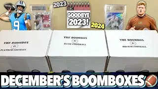 THE FINAL BOOMBOXES OF 2023! 😳🎄 Opening December's Elite, Platinum, & Mid-End Football Boomboxes