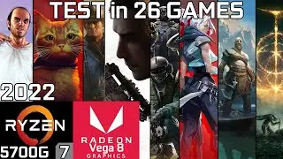 Ryzen 7 5700G Vega 8 & 16GB RAM | Test in 26 Games