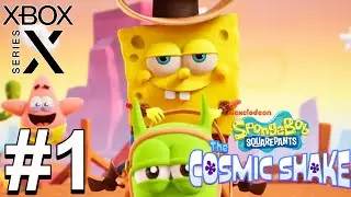 SpongeBob SquarePants: The Cosmic Shake (Xbox Series X) Gameplay Walkthrough Part 1 [1080p 60fps]