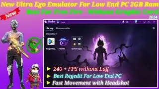New emulator for low end PC 2024 | Best emulator for low end pc 2024 | Bluestacks Ultra Ego Version
