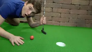 Scoring 18 HOLE-IN-ONES Challenge 2 *Mini Golf Trick Shots* | Thats Amazing