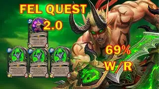 Лучший Дх с Квестом | Fel Quest Demon Hunter | Hearthstone - Разделённые Альтераком
