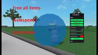 LUCKY BLOCKS Battlegrounds all items free, walk speed, jump power, etc.