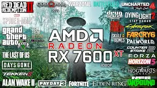 RX 7600 XT in 2024 - Test in 27 Games (1080p)