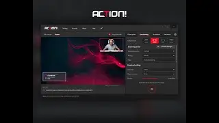 ACTION 4 STREAM SOFTWARE TUTORIAL VIDEO MY BEST  STREAMING SETTINGS IN 1440P