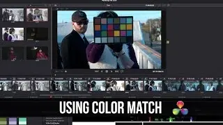 Using Color Match with a Color Checker - DaVinci Resolve 12 Tutorial