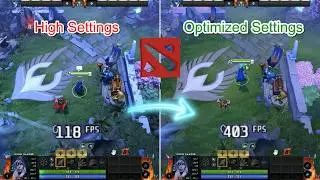 Dota 2: Ultimate Optimizing Guide | Boost Your FPS | No Lag | Best Settings