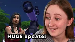 HUGE UPDATE FOR THE SIMS 4 (new death + telescope!)