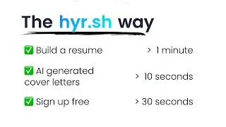 Hyr.sh | Job Hunting, Made Easy